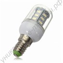 Светодиодная лампа (LED) E14 5Вт, 220В, прозрачная колба, форма "кукуруза"  